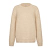 Brampton Crew Neck Jumper in Ecru