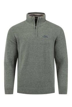 Weird Fish Altwood 1/4 Zip Jumper Storm Grey Size M