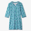 Women's Painted Triangles Notch Neck Dress