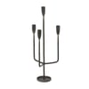 Primitive Iron Black Taper Candelabra