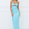 Meet The Queen Maxi Dress Aqua