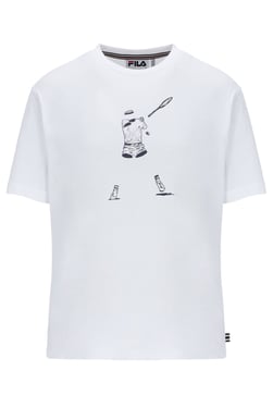 Tennis Player Graphic Unisex T-Shirt - XXL