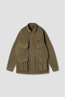 Tropical Jacket (Olive Poplin) - XXL