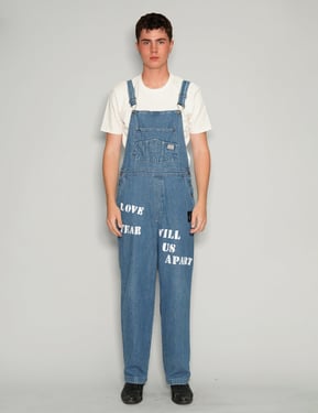 Love Will Tear Us Apart' Dungarees