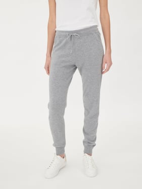 Cuffed Cashmere Jogger - 2XL / Gray / WK29-148
