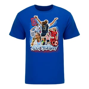 Unisex Alex Morgan Farewell Royal T-Shirt / 2X