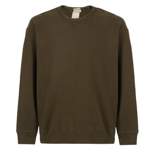 Ten C Felpa Girocollo Chiusa Crew Sweat Lizard Green