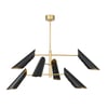 Vest Black Brass Chandelier