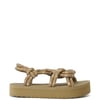 AKIRA Azalea Wang Willodean Olive Sandal | Size 6