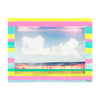 Beach Stripe Mixed Media Photograph