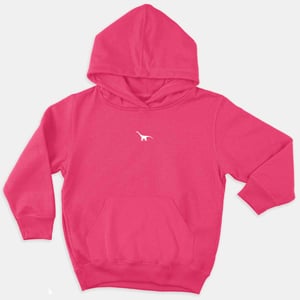 Tiny Embroidered Dinosaur Kids Hoodie (Unisex)