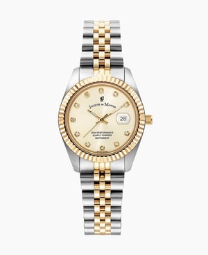 Inspiration Elegance 31mm Three-hands Two-tone Gold dial Stainless steel swiss watch - 31 mm
