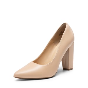 DREAM PAIRS Women   s Classic Chunky Heel Dress Pumps
