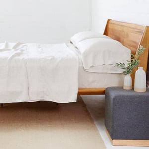 Queen Flax Linen Sheet Set