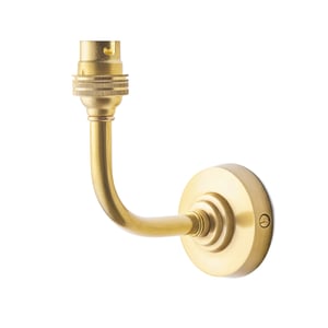 Dinky wall fitting in antique brass