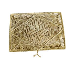 Starburst Handwoven Iraca Cutlery Box