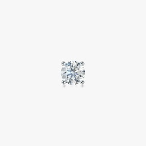 Diamond Stud Earrings - Single / 0.75 CT