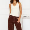 Runway Ritual Halter Top Yellow