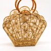 Shell Handwoven Iraca Purse - Natural