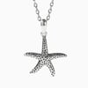 Jeulia "Starfish" Sterling Silver Necklace