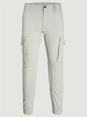 Jack & Jones Slim Fit Cargo Trousers - Glacier Grey - 36L