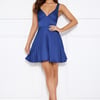 Dance Session Satin Mini Dress Navy