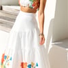 Dandelion Crop Top White