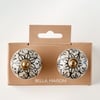Leila Ceramic Floral Cabinet Knobs