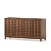 COLAMY Sideboard Cabinet with Storage - Walnut
