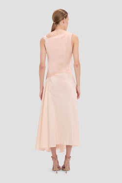 Victoria Beckham Lace Dress In Blossom - 14 - Womens