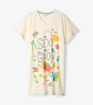 Sexy And I Grow It Women's Cotton Sleepshirt