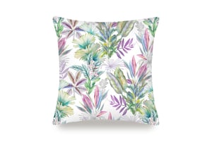 Iridescent Garden Pure Silk Cushion Cover - 65x65cm