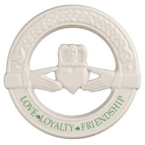 Belleek Classic Claddagh Wall Plaque - Extra 25% off with LC25