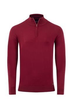 Weird Fish Frederick 1/4 Zip Fine Knit Jumper Port Size 5XL