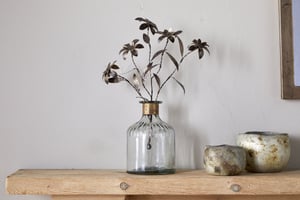 nkuku Svara Stem Flower | Decorative Accessories | One Size | Antique Brass