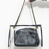 BILLINI Cali Tote Bag Black Clear