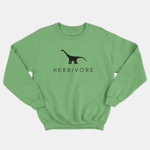Herbivore Dinosaur Kids Sweatshirt (Unisex)