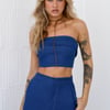On Edge Crop Top Denim