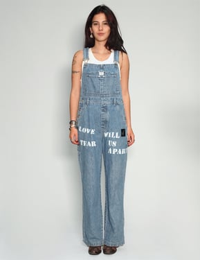 Love Will Tear Us Apart' Dungarees