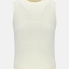 Cropped Knit Vest - M