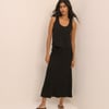 Black Scoop Neck Tank Top