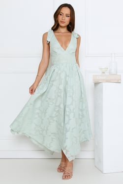 Love Sparks Fly Maxi Dress Sage