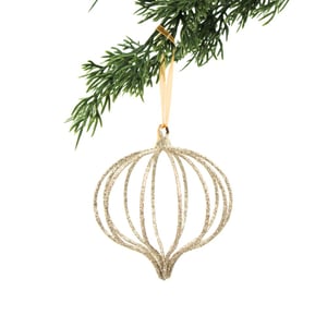 4" Champagne Assorted Ornament