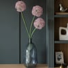 36" Faux Allium Flower Stems