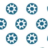 Sun Dial' Wallpaper by Tea Collection - Cadet Blue - Removable / 26 in. x 9 ft.