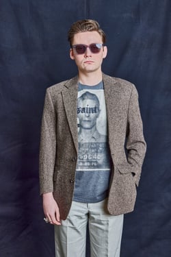 Savile Row Herringbone Blazer