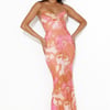 Ocean Dive Mesh Maxi Dress Pink