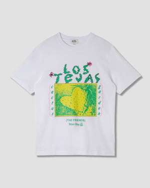 Cactus Garden Tee (White) - XXL