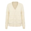 Pendle Cardigan in Ecru Pointelle