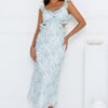 In Another World Maxi Dress Blue
